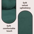 thumbnail image 6 of vidaXL 47” W Small Loveseat, Velvet Chesterfield Sofa, 2 Seater Couch for Living Room, Dark Green, 6 of 9