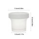 thumbnail image 4 of Wosthever Paquete de 10 tazas de postre boda Picnic Camping helado batidos gelatina yogur hogar restaurante cocina caja de embalaje Organizadores de utensilios de cocina Wosthever HA071056-01, 4 of 6