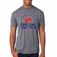 thumbnail image 2 of Wild Bobby Spilling The Tea Since 1773 Men Premium Tri Blend Tee, 2 of 6