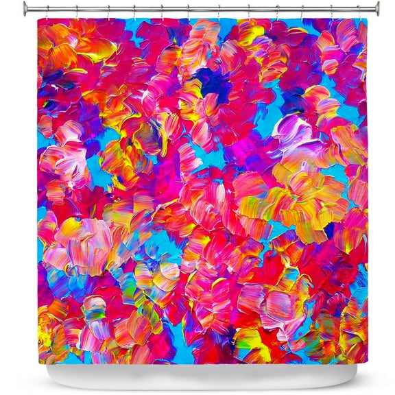 Shower Curtains 70" x 93" from DiaNoche Designs by Julia Di Sano - Fantasy Floral