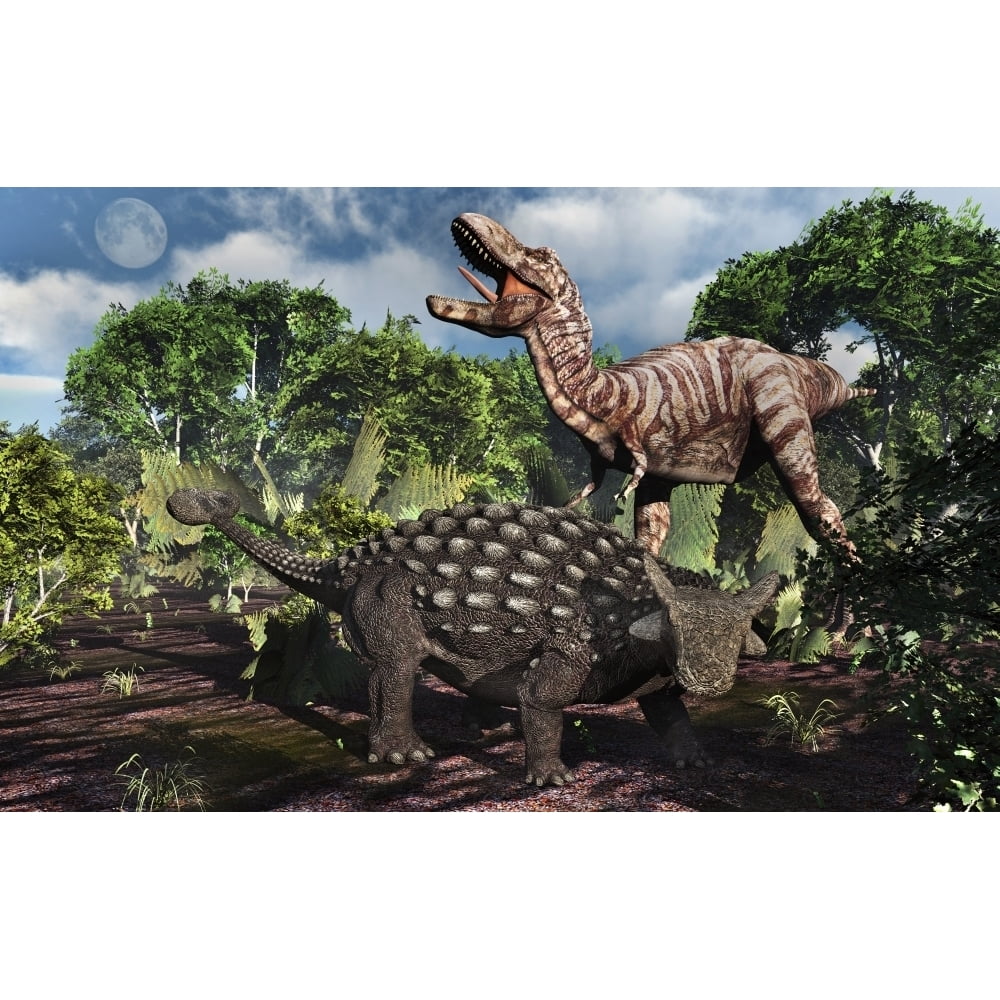 t rex ankylosaurus