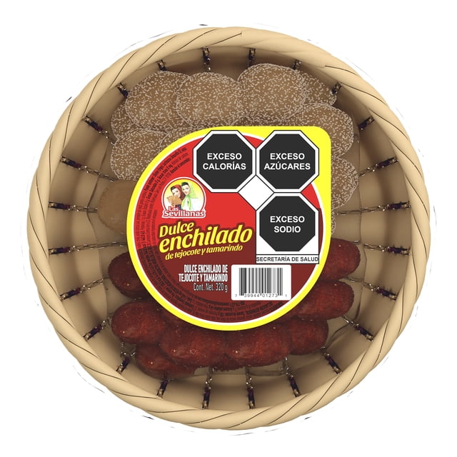 Canasta de dulces Las Sevillanas enchilados de tamarindo y tejocote 320 g