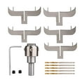 thumbnail image 2 of Juego de cortadoras de fresado de 14 Uds., juego de brocas para pulsera, uso profesional, duradero con llave en forma de L, fabricantes de anillos de, 2 of 8