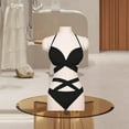 thumbnail image 1 of Mujeres Bikini Set Traje de baño cómodo Versátiles Damas Traje de baño de baño de verano para la fiesta de viajes Spas Swim Pool vacaciones Negro, 1 of 10