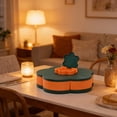 thumbnail image 3 of BotaniNest Rotating Snack Platter With Lid Perfect Dip And Serving Tray For Parties Picnics And Travel, 3 of 6