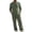 Army Green, variant on Migroa Mens 2 Pieces Cotton Linen Set Long Sleeve Shirts Casual Drawstring Yoga Pants Loose Fit Straight Legs Beach Trousers Summer Beach Wedding Outfits Black L