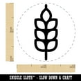 thumbnail image 2 of Wheat Food Icon Self-Inking Rubber Stamp Ink Stamper - Brown Ink - Mini 1/2 Inch, 2 of 7