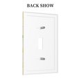 thumbnail image 4 of Kll Lemon Wall Plate,Gloss Finish,Standard Size 1 - 5" X 3", Polycarbonate Thermoplastic,Electric Receptacle Plug Covers, 4 of 8