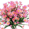 thumbnail image 2 of Aminojy Outdoor Artificial Fake Daisies Flowers, Shrubs Faux Plastic Greenery for Indoor Outside Hanging Plants Plastic Bushes for Window Box Hanging Planter Farmhouse Indoor Outside Decor, 2 of 9