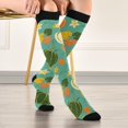 thumbnail image 5 of FREEAMG Banana Pattern Compression Socks for Women and Men, 1 Pair, 5 of 7