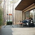 thumbnail image 4 of Kenmore Carbon Infrared 1500W Electric Patio Heater with Tripod and Remote, KH-7E01-SSTP, Silver, 4 of 12