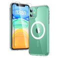 thumbnail image 1 of Funda de teléfono TAURI para iPhone 11 transparente con 2 protectores de pantalla HD, 1 of 6