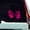 Hot Pink, variant on VWAQ Bloody Hands Decal Scary Stickers Window Decal