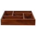 thumbnail image 1 of Storage Container With Drawers Wooden Brown 1Pack 8.65X8.65X1.30in, 1 of 8