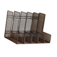 thumbnail image 4 of figatia Mesh File Holder File Organizer 5 Layer Document Rack Desktop Storage Rack Paper Folder Organizers for School Office, 4 of 8