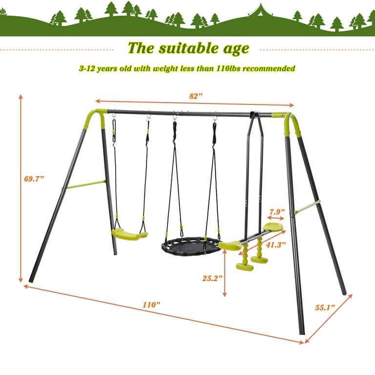 3 seater swing bunnings cheap