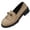 Khaki, variant on Wensltd Fashion Loafers Shoes Women Wide Width Round Toe Walking Shoes for Daily Office Outdoor Vintage Style Shoes
