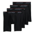 thumbnail image 3 of Men's Jockey® Chafe-Proof Pouch Microfiber 8.5" 3-Pack +1 Bonus Boxer Briefs Color: Black Size: 2X, 3 of 4