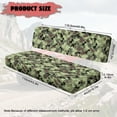 thumbnail image 7 of Yuyamidu Dinosaur UTV Seat Covers UTV Accessories Compatible with Mule 4010 4000 3000 3010 2001-2023 2025 Full Protection Green Camo Mule Bench Seat Cover Backrest Cover 2 PCS, 7 of 7