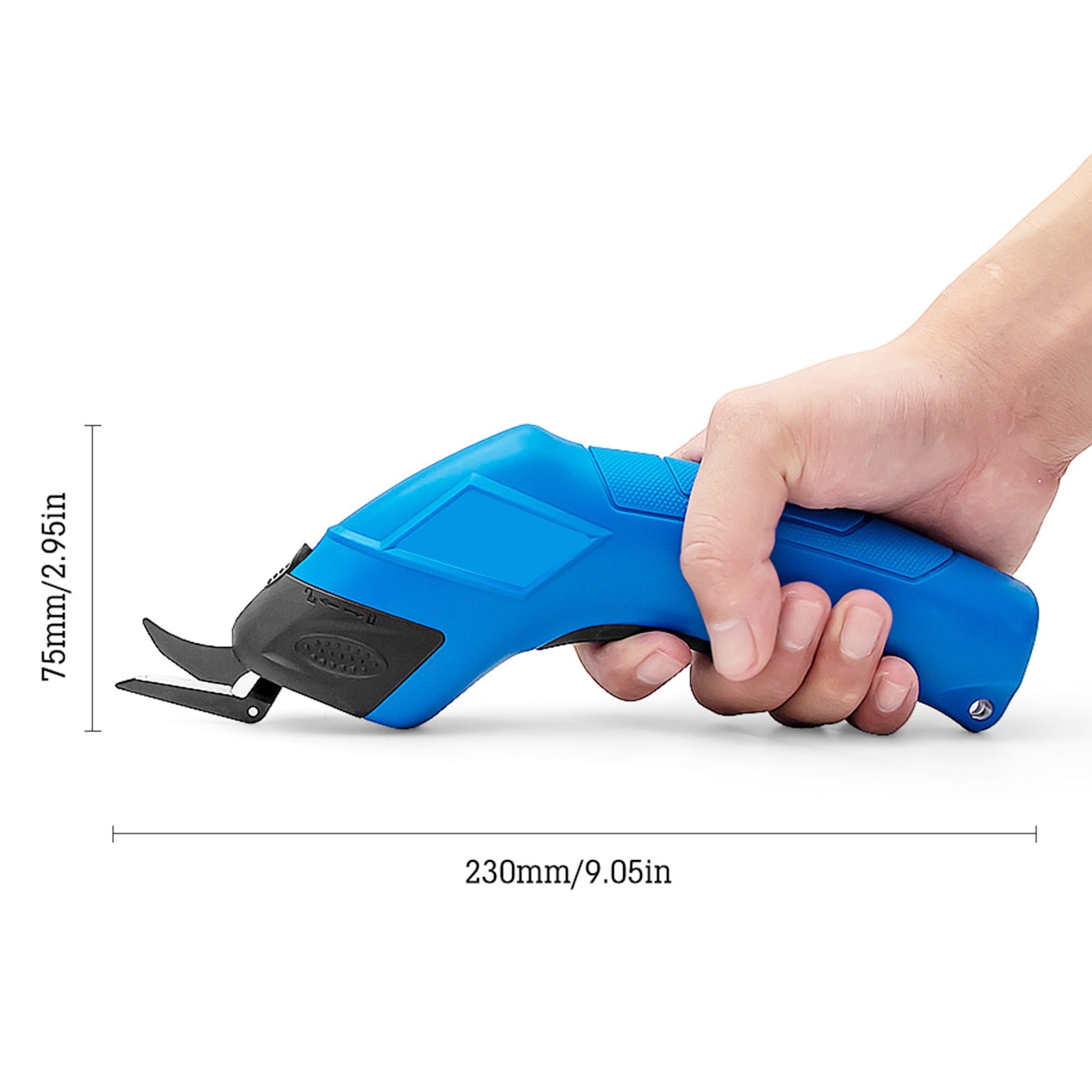 Cordless Electric Scissors Cutting Shears Tailoring Scissors USB Rechargeable Cloth Cutter Sewing Shear for Cutting Cotton Fabric/Carpet/Cloth