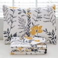 thumbnail image 4 of Juego De Colcha De Colcha Tamaño King, Juego De Edredones Florales, Ropa De Cama, Colección De Edredones Florales Ligeros, Colcha Reversible Para El Hogar, Colcha Con Hojas De Primavera, Colcha De Flo, 4 of 5