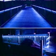 thumbnail image 5 of Solar Rope Lights, 23ft 50 LED Waterproof Copper Tube Wire String Lights with 8 Mode  for Garden Yard Path Fence Backyard Patio Decoration, Blue, 5 of 8