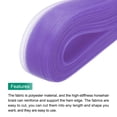 thumbnail image 4 of Uxcell 50 Yards Stiff Horsehair Braid 0.98 inch Wide Polyester Boning Sewing Wedding Dress Dance Light Purple, 4 of 6