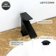 thumbnail image 2 of Dyconn Faucet VS1H23A-BLK Wade Single-Handle Bathroom Vanity Faucet, Black, 2 of 7