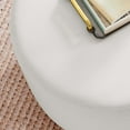 thumbnail image 5 of Modway Tilden Performance Velvet Upholstered Ottoman in Alabaster Natural, 5 of 8