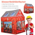 thumbnail image 4 of Super Joy Kids Fire Station Playhouse Indoor Outdoor Toy Pretend Play Tent Birthday Christmas Gift for Boys Girls Toddler, 4 of 7