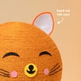 thumbnail image 6 of Oodles Orange Fox Face Durable Jute Cat Scratching Pad, O/S, 6 of 10