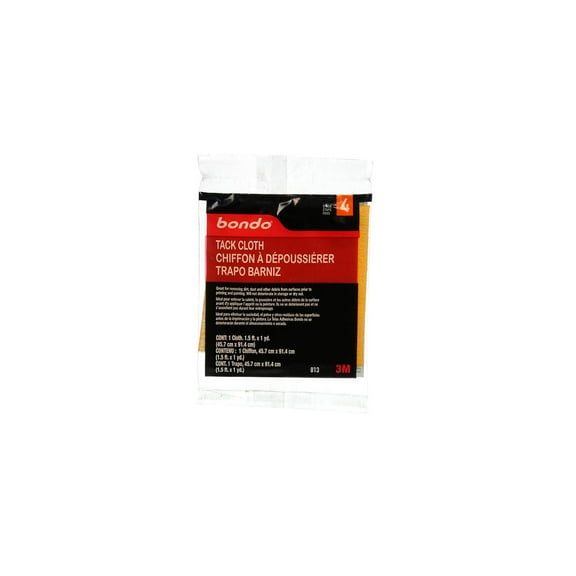Bondo Tack Cloth, Long Lasting, 813SRP