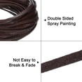 thumbnail image 3 of 5.5 Yard 3mm Flat Leather Cord, Leather Lacing Strips for DIY Crafting Coffee, 3 of 6