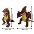 thumbnail image 3 of Mochila infantil de dinosaurios en 3D con bonitos dibujos de dinosaurios de peluche, ideal como regalo para niños (1 unidad), 3 of 5
