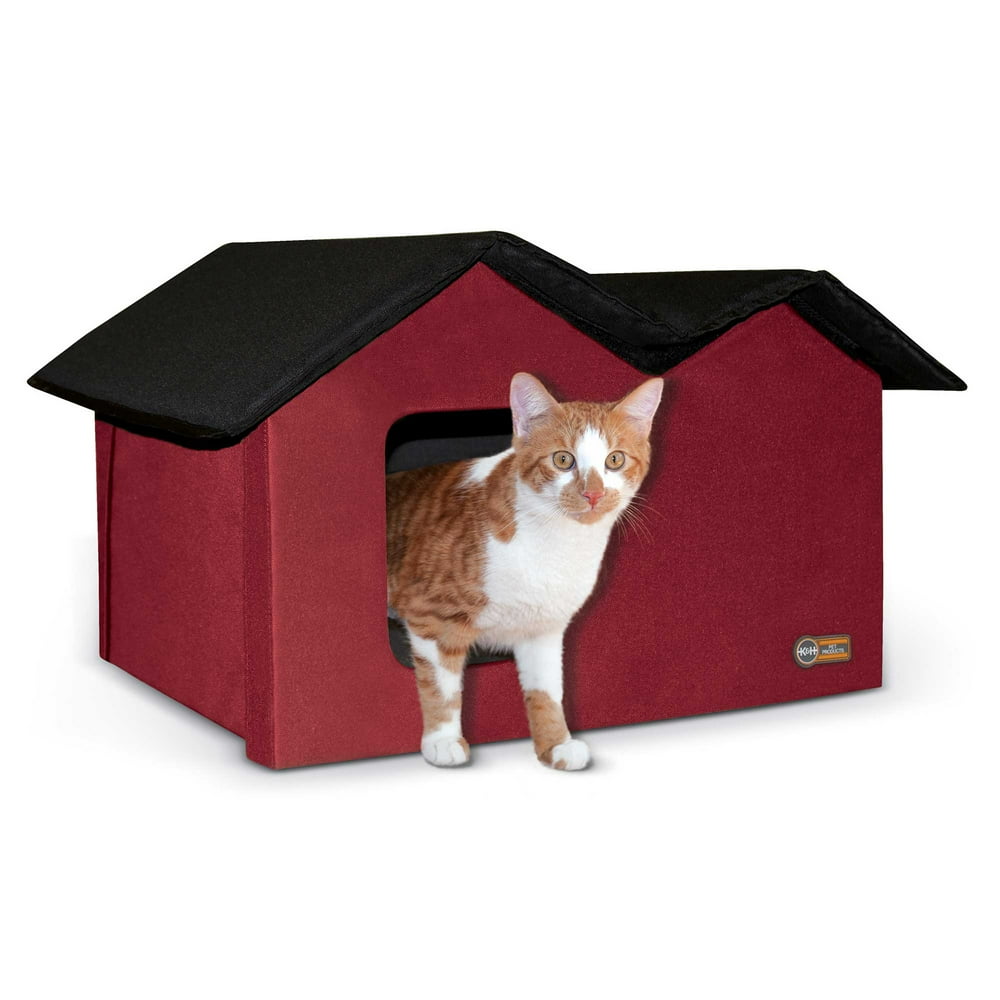 K&H Pet Products, Extra Wide, Outdoor Kitty House, Unheated Cat House