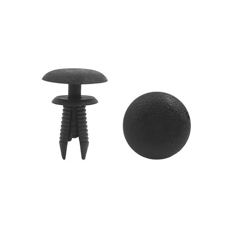 23 Mm Wing - Father' s Day Gift l Unique Bargains 30pcs 8mm x 20mm x 23mm Plastic Rivets Fastener Clips Black for Car Auto Fender