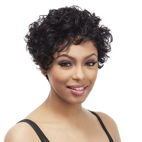 100% Human Hair Wig Theresa,Off black