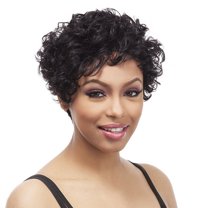 100% Human Hair Wig Theresa,Off black