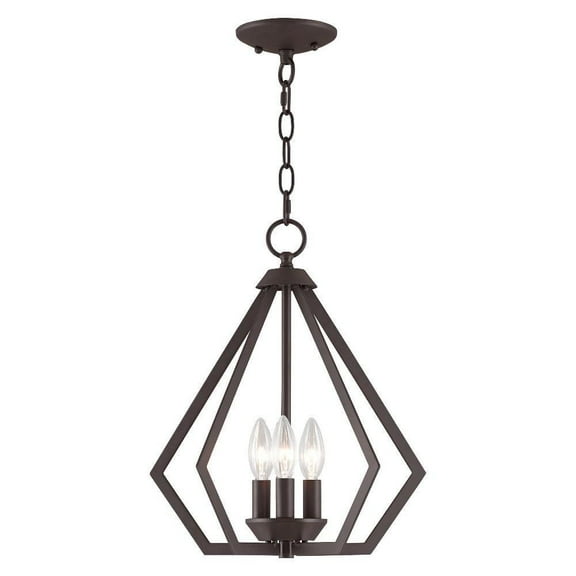 Modern Contemporary Three Light Chandelier-Bronze Finish Bailey Street Home 218-Bel-2256013