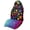 Rainbow Mushroom Design, variant on POLERO Pink Rose Print Terry Cloth Car Seat Cover Waterproof, for Truck Seat Van Front Seat Suitable for Vans Sedan