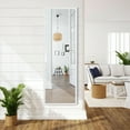 thumbnail image 3 of Gymax Door Wall Mounted Mirror Full Length Hanging Mirror Bedroom Bathroom White, 3 of 10