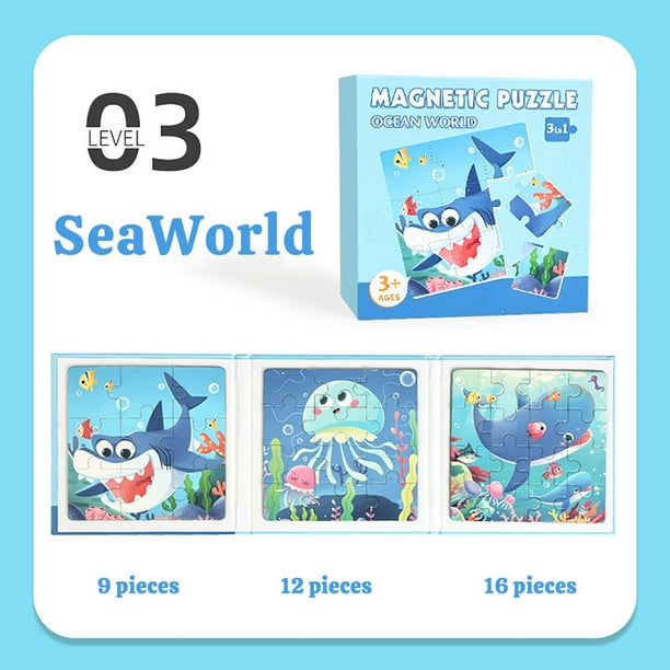 Rompecabezas magnético avanzado para niños de 3 a 6 años con Puzzle Thinking Toys the Puzzle