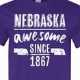 thumbnail image 4 of Inktastic Nebraska Awesome Since 1867 T-Shirt, 4 of 5