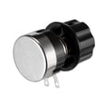 thumbnail image 3 of Uxcell 50K Ohm Variable Resistors Single Turn Rotary Carbon Film Potentiometer w Knob, 3 of 5
