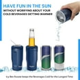 thumbnail image 2 of 4 In 1 Icy Bev Kooler 12 oz Stainless Steel Tumbler, Bottle Insulator & Can Insulator, 2 of 19