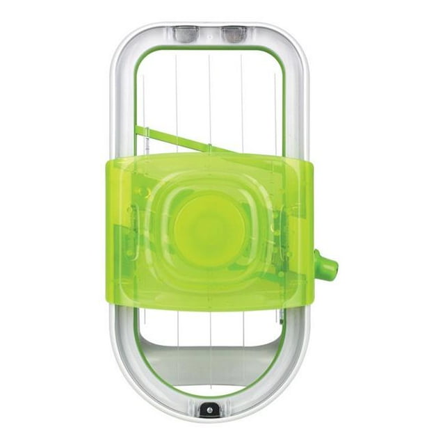 Mistral Mini Mandoline Trancheuse Plastique & Acier Inoxydable - Blanc & Vert