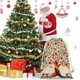 thumbnail image 2 of Árbol de la Vida Bolsa de regalo con cierre de cinta navideño para decoración de Navidad, 20 cm × 31 cm., 2 of 6
