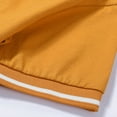 thumbnail image 5 of CYRBOKO Boys Short Sleeve Polos, Casual Loose Cotton Summer Shirts Yellow Size 6-7 T, 5 of 8