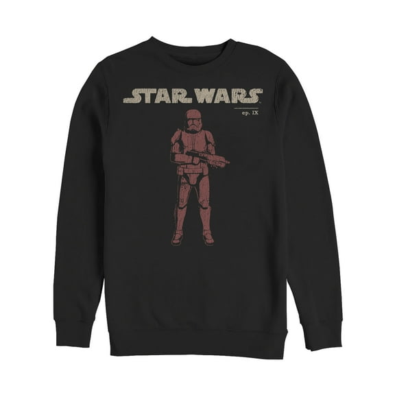 Men's Star Wars: The Rise of Skywalker Retro Sith Trooper Sweatshirt Black Small