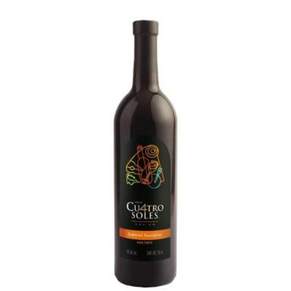 Vino Tinto Cuatro Soles Cabernet Sauvignon 750 ml